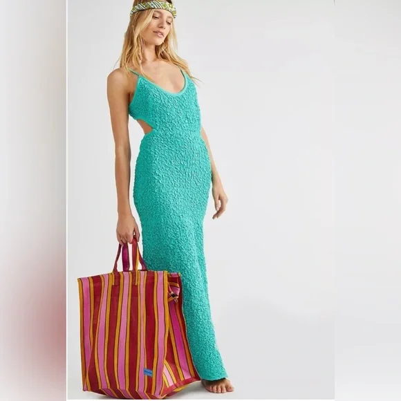 Free People | Dresses | Free People Zaza Midi Dress With Open Back |  Poshmark